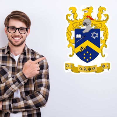 College Wall Decals - Pi Alpha Phi - Coat of Arms