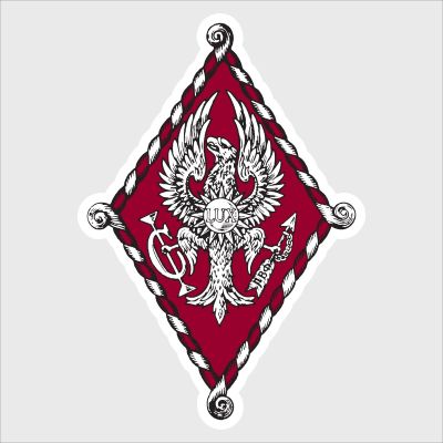 College Wall Decals - Pi Beta Phi - Coat of Arms