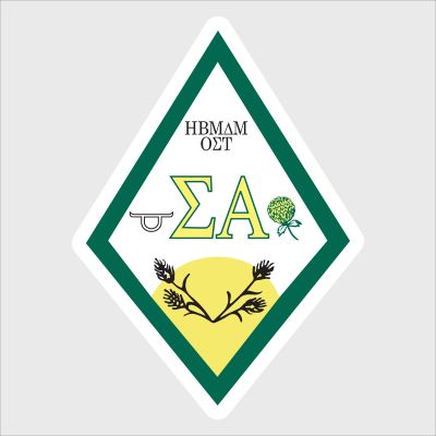College Wall Decals - Sigma Alpha - Coat of Arms