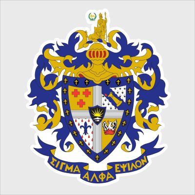 College Wall Decals - Sigma Alpha Epsilon - Coat of Arms