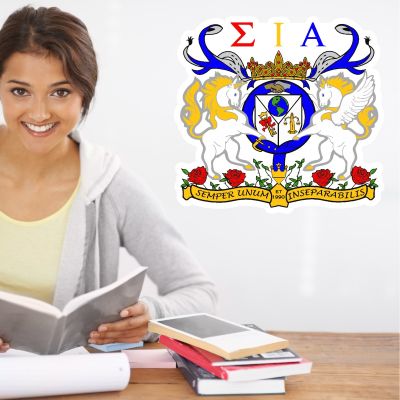 College Wall Decals - Sigma Iota Alpha - Coat of Arms