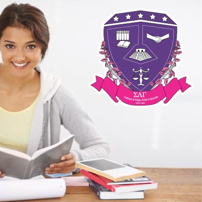 College Wall Decals - Sigma Lambda Gamma - Coat of Arms