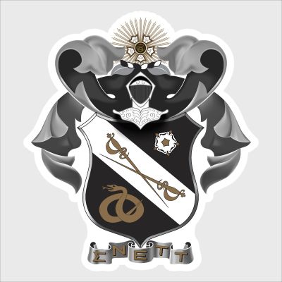 College Wall Decals - Sigma Nu - Coat of Arms