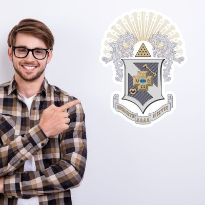 College Wall Decals - Sigma Pi - Coat of Arms