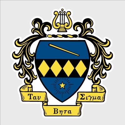 College Wall Decals - Tau Beta Sigma - Coat of Arms