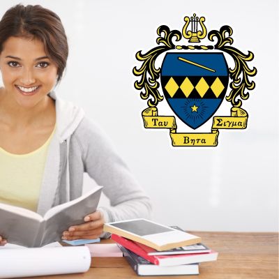 College Wall Decals - Tau Beta Sigma - Coat of Arms