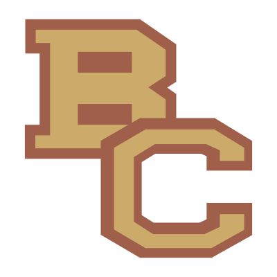 College Wall Decals - College Team Logos - Boston College Initials BC