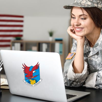 Military Wall Decals - Military Laptop Decal - Air Defense Command