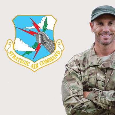 Military Wall Decals - Military Laptop Decal - Strategic Air Command