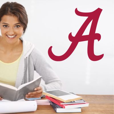 College Wall Decals - College Team Logos - Alabama Crimson Tide