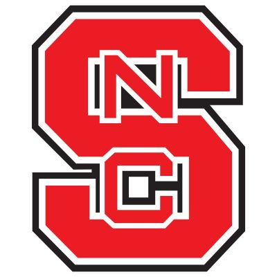 College Wall Decals - College Team Logos - NC State University Letters