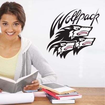 College Wall Decals - College Team Logos - NC State University Wolfpack