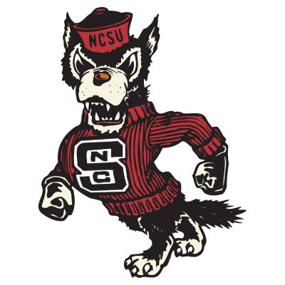 College Wall Decals - College Team Logos - NC State University Wolf