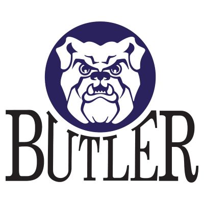 College Wall Decals - College Team Logos - Butler University Bulldog