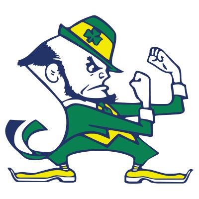 College Wall Decals - College Team Logos - University of Notre Dame Fighting Irish