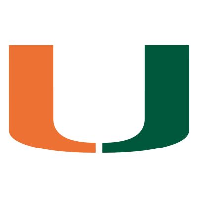 College Wall Decals - College Team Logos - University of Miami