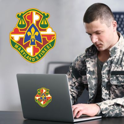 Military Wall Decals - Military Laptop Decal - Marylands Finest