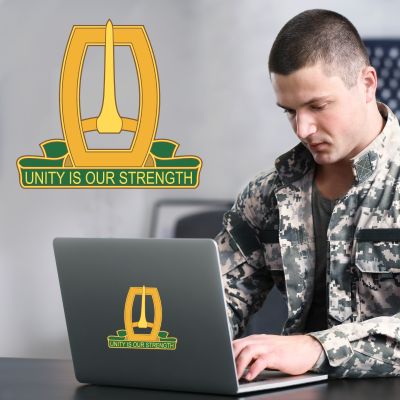 Military Wall Decals - Military Laptop Decal - Unity is Our Strength