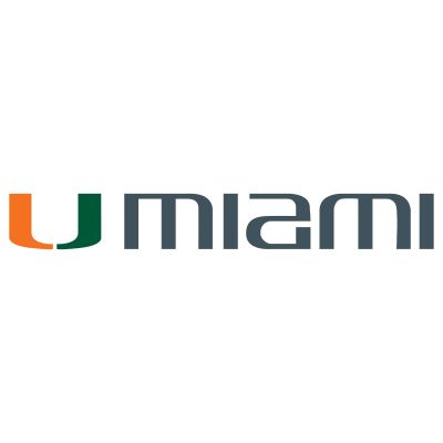 College Wall Decals - College Team Logos - University of Miami Logo