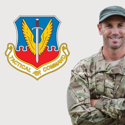 Military Wall Decals - Military Laptop Decal - Tactical Air Command