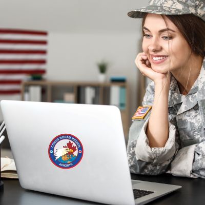 Military Wall Decals - Military Laptop Decal - Conus Norad Region AFNorth