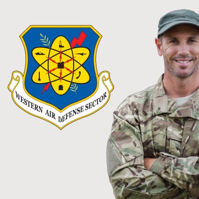 Military Wall Decals - Military Laptop Decal - Western Air Defence Sector