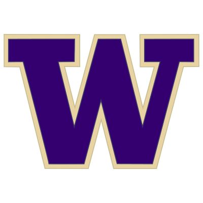 College Wall Decals - College Team Logos - University of Washington W Initial