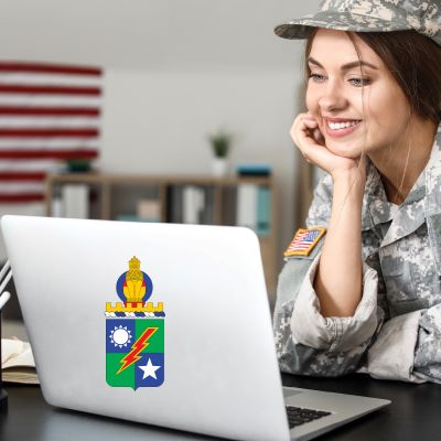 Military Wall Decals - Military Laptop Decal - 75th Ranger RGT Coat of Arms