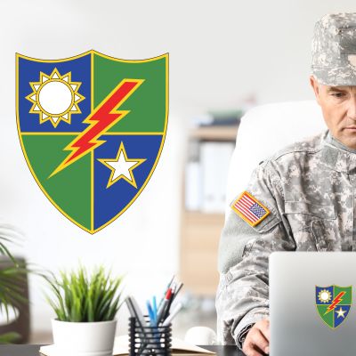 Military Wall Decals - Military Laptop Decal - 75th Ranger RGT