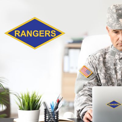 Military Wall Decals - Military Laptop Decal - Rangers