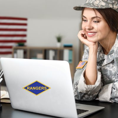 Military Wall Decals - Military Laptop Decal - Rangers