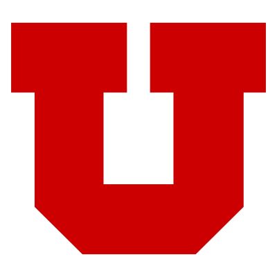 College Wall Decals - College Team Logos - University of Utah U Initial