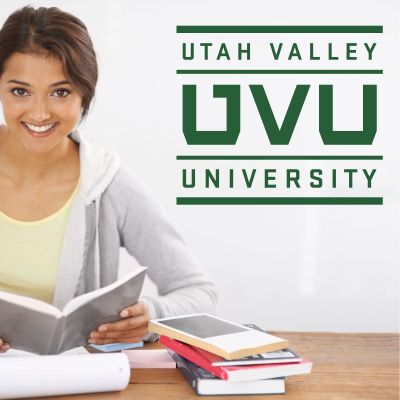 College Wall Decals - College Team Logos - Utah Valley University - UVU