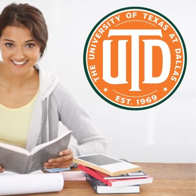College Wall Decals - College Team Logos - University of Texas - UTD Dallas - Roundel
