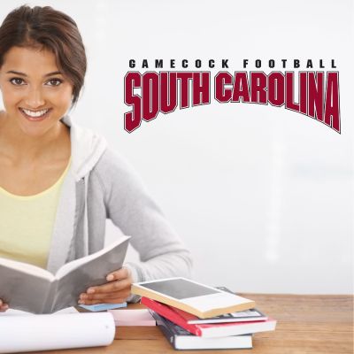 College Wall Decals - College Team Logos - Gamecock Football South Carolina