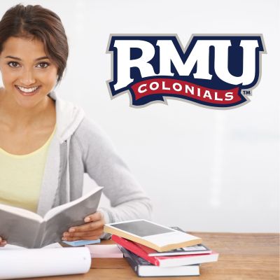College Wall Decals - College Team Logos - RMU Colonials