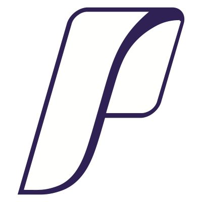 College Wall Decals - College Team Logos - Portland Pilots White Initial