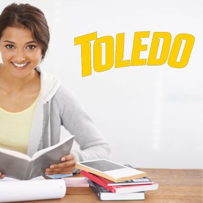 College Wall Decals - College Team Logos - Toledo