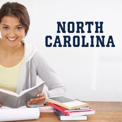 College Wall Decals - College Team Logos - North Carolina