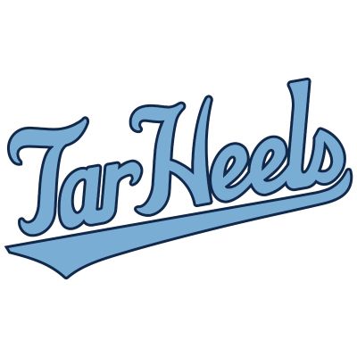 College Wall Decals - College Team Logos - UNC - University of North Carolina - Tar Heels