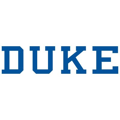 College Wall Decals - College Team Logos - Duke University - Duke Block Type
