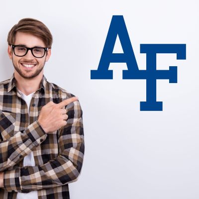College Wall Decals - College Team Logos - Air Force Falcons Football