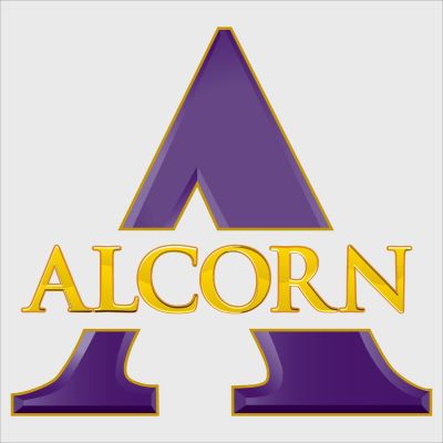 College Wall Decals - College Team Logos - Alcorn State Purple Logo