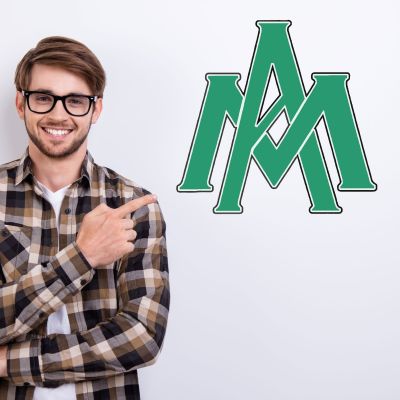 College Wall Decals - College Team Logos -Arkansas Monticello Athletics Logo