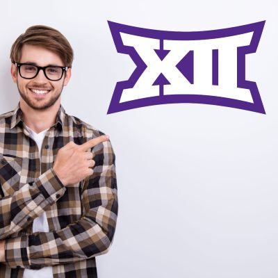 College Wall Decals - College Team Logos - Big 12 Logo
