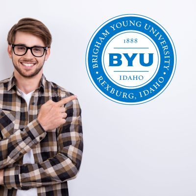 College Wall Decals - College Team Logos - Brigham Young University Seal