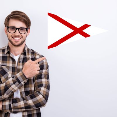 College Wall Decals - College Team Logos - Burgee of Boston University