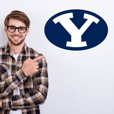 College Wall Decals - College Team Logos - BYU Cougars Logo