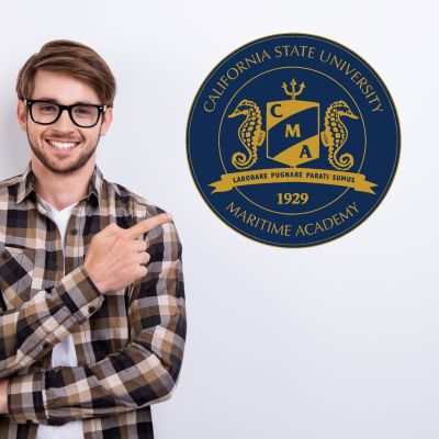 College Wall Decals - College Team Logos - University of California Maritime Seal