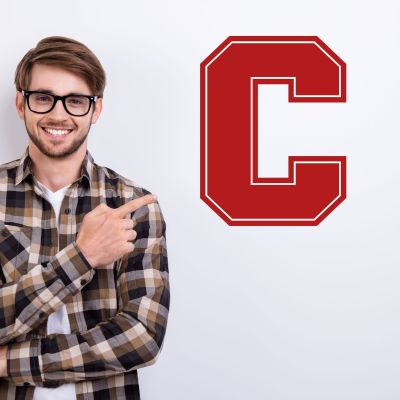 College Wall Decals - College Team Logos - Cornell C